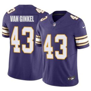 Mens Youths Kids Womens 43 Andrew Van Ginkel Stitched Purple Jersey